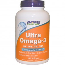 Комплекс незаменимых жирных кислот NOW Ultra Omega 3 180 капсул