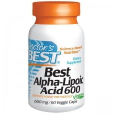 Витамины Doctor's Best Alpha Lipoic Acid 600 мг 60 капсул