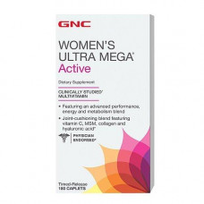 Витамины для женщин GNC Womens Ultra Mega Active 180 таблеток