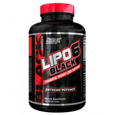 Жиросжигатель Nutrex Lipo 6 Black 120 капсул