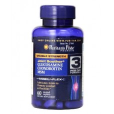 Препарат для восстановления суставов и связок Puritan's Pride Glucosamine chondroitin MSM 60 таблеток