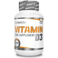Витамины BioTech Vitamin D3 60 таблеток