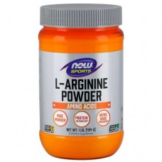 Аминокислота NOW Foods L-Arginine Powder 454 грамм Без вкуса