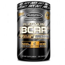 Аминокислота MuscleTech Platinum BCAA 8:1:1 200 капсул