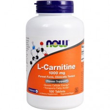 Жиросжигатель NOW Foods L-Carnitine 1000 мг 100 таблеток
