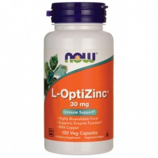 Минеральный комплекс NOW L-OptiZinc 30 mg 100 капсул