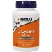 Аминокислота NOW L-Lysine 500 mg 100 капсул
