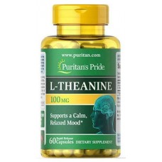 Аминокислоты Puritan's Pride L-Theanine 100 мг 60 капсул