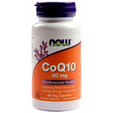 Коэнзим NOW CoQ10 30 мг 60 капсул