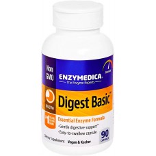 Пищеварительные энзимы Enzymatic Therapy Digest Basic 90 капсул