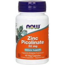 Препарат для улучшения желудочно-кишечного тракта NOW Zinc Picolinate 60 капсул