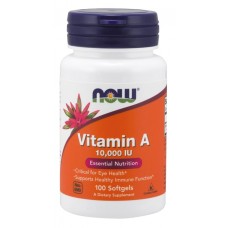 Витамины Now Foods Vitamin А 10 000 IU 100 капсул
