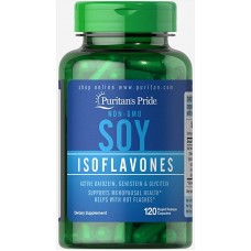 Активатор деятельности мозга Puritan's Pride Non GMO Soy Isoflavones 750 мг 120 капсул