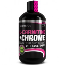 Жиросжигатель BioTech L-Carnitine 35.000 мг + Chrome 500 мл Груша-яблоко