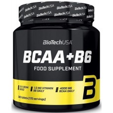 Аминокислота BioTech BCAA + B6 340 таблеток