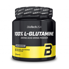 Аминокислота BioTech 100% L-Glutamine 500 грамм Без вкуса
