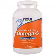 Комплекс незаменимых жирных кислот NOW Omega 3 500 капсул