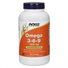 Комплекс незаменимых жирных кислот NOW Omega 3-6-9 250 капсул