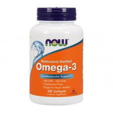 Комплекс незаменимых жирных кислот NOW Omega 3 100 капсул