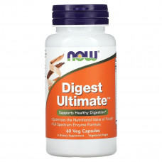 Препарат для улучшения пищеварительной системы NOW Foods Digest Ultimate 60 капсул