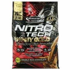 Протеин MuscleTech Nitro Tech Whey Gold 3630 грамм Молочный шоколад