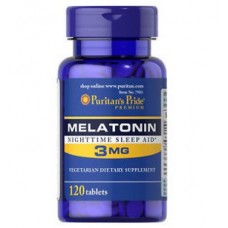 Препарат для улучшения качества сна Puritan's Pride Melatonin 3 mg 120 таблеток