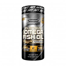 Комплекс незаменимых жирных кислот MuscleTech Platinum 100% Fish Oil 100 капсул