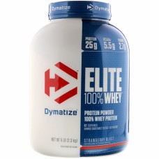 Протеин Dymatize Elite 100% Whey Protein 2300 грамм Клубника