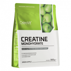 Креатин OstroVit Creatine Monohydrate 300 грамм Зеленое яблоко
