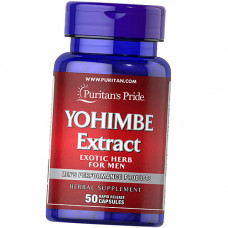 Жиросжигатель Puritan's Pride Yohimbe 2000 мг 50 капсул 
