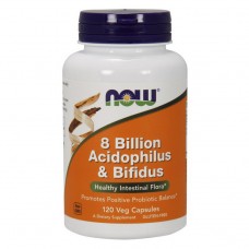 Пробиотик NOW 8 Billion Acidophilus Bifidus 120 капсул