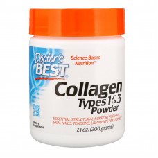 Препарат для восстановления суставов и связок Doctor's Best Collagen Type 1+3 200 грамм Без вкуса