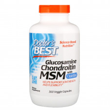 Препарат для восстановления суставов и связок Doctor's Best Glucosamine & Chondroitin MSM 360 капсул (1048513)