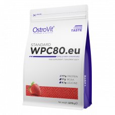 Протеин Ostrovit Standart WPC 80 2270 грамм Клубника Протеин Ostrovit Standart WPC 80 2270 грамм Клубника