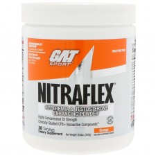 Предтренировочный комплекс GAT Sports Nitraflex 300 грамм Апельсин