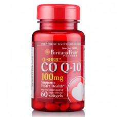 Коэнзим Puritan's Pride Q-SORB Co Q-10 100 mg 60 капсул