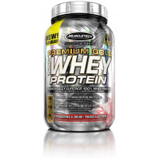 Протеин MuscleTech Pro Series Premium Gold 100% Whey Protein 907 грамм Клубника