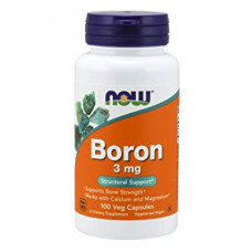 Препарат для укрепления костей NOW Boron 3 mg 100 капсул