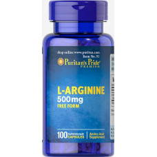 Аминокислота Puritan's Pride L-Arginine 500 мг 100 капсул