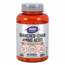 BCAA аминокислоты Now Foods Branched Chain Amino Acids 120 капсул