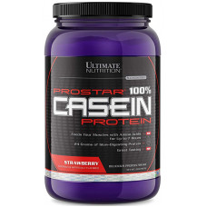 Казеин Ultimate Nutrition Prostar 100% Casein Protein 907 грамм Клубничный