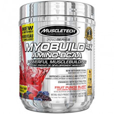 Аминокислота MuscleTech MyoBuild 4x Amino BCAA 324 грамм Фруктовый пунш