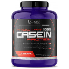 Казеин Ultimate Nutrition Prostar 100% Casein 2270 грамм Клубничный