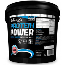 Протеин BioTech Protein Power 4000 грамм Клубника-банан