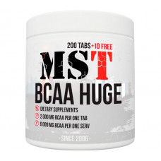 BCAA аминокислоты MST BCAA HUGE 200 таблеток