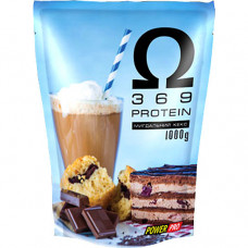 Протеин Power Pro Protein Omega 3-6-9 1000 грамм Миндальный кекс