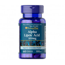 Альфа-липоевая кислота Puritan's Pride Alpha Lipoic Acid 100 мг 60 капсул 