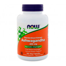 Антидепрессант NOW Foods Ashwagandha 450 мг 180 капсул