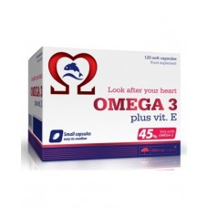 Комплекс незаменимых жирных кислот Olimp Labs Omega 3 45% + Vitamin E 120 капсул