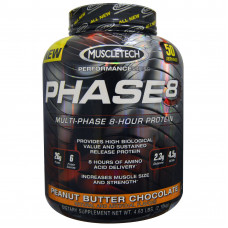 Протеин MuscleTech Phase 8 2100 грамм Шоколад с арахисовым маслом